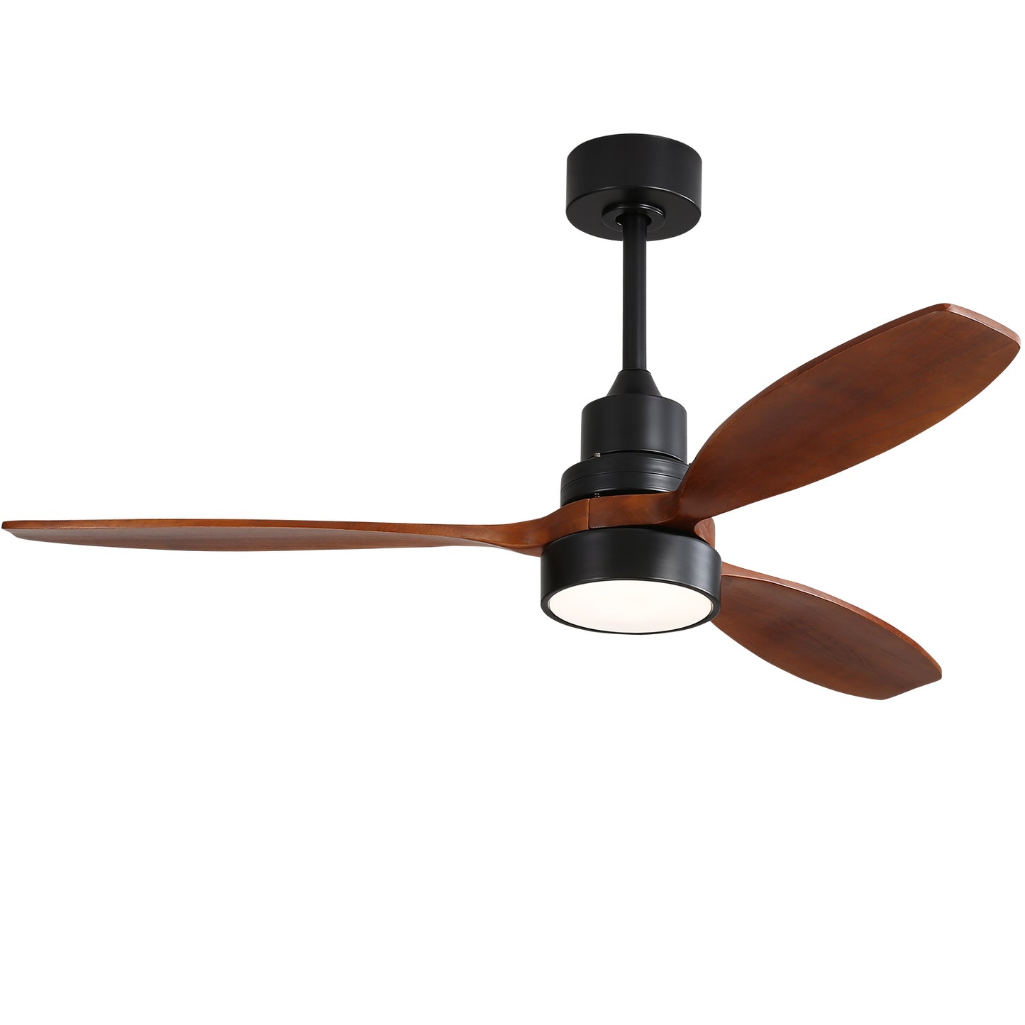 52 Modern Wooden Ceiling Fan with Remote Control and Reversible Airflow