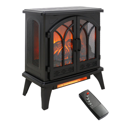 3D Infrared Electric Stove with Remote Control - 24 inch