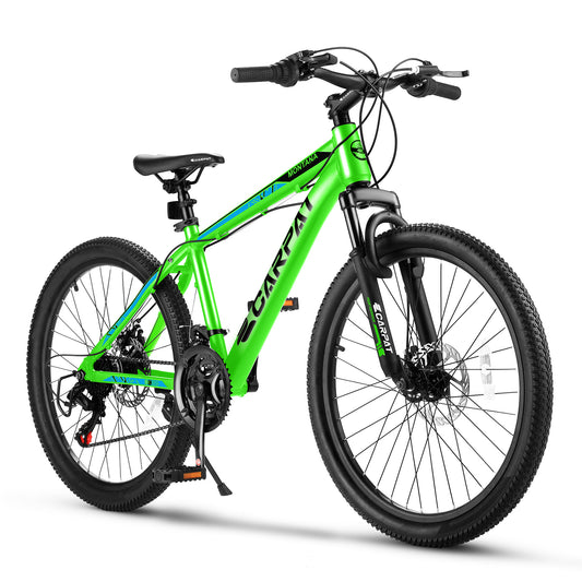 A24299 Rycheer Elecony 24 inch Mountain Bike Bicycle for Adults Aluminium Frame Bike Shimano 21-Speed with Disc Brake