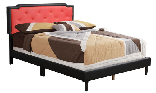 Deb G1120-QB-UP Queen Bed - All In One Box , BLACK