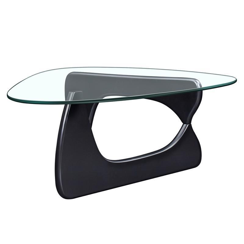 Modern Black Triangle Coffee Table for Contemporary Homes