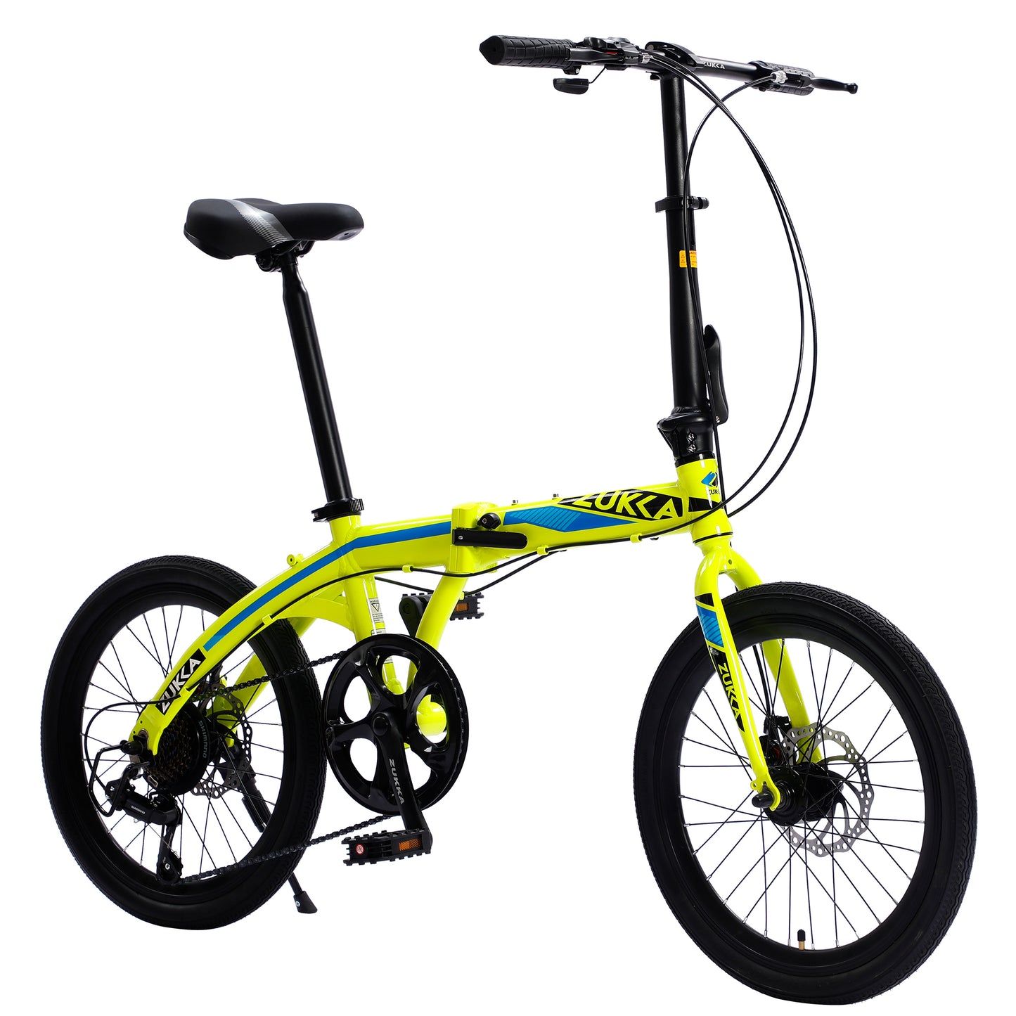 20" Folding City Bike Aluminum Frame  8 Speed  Folding Bike