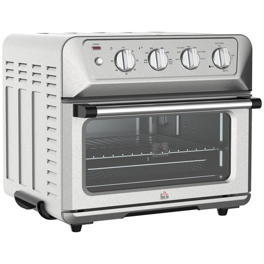 21QT 7-In-1 Air Fryer Toaster Oven with Stainless Steel Finish