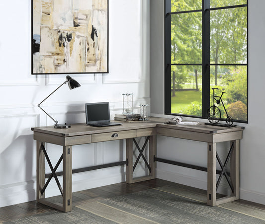 Talmar Writing Desk with Lift Top and Rustic Oak Finish OF00053