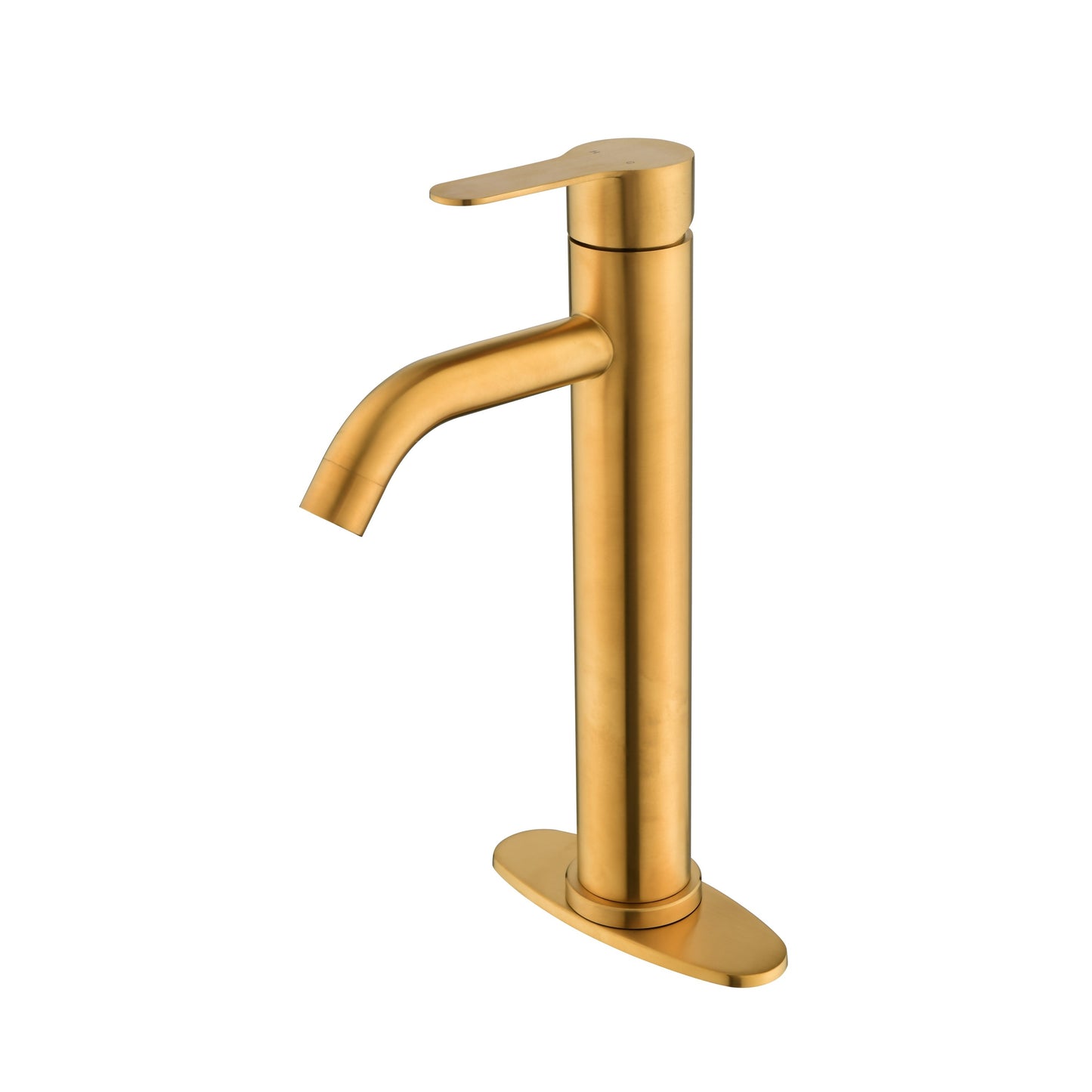 Elegant Gold Stainless Steel Bathroom Sink Faucet for Modern RVs and Vanities