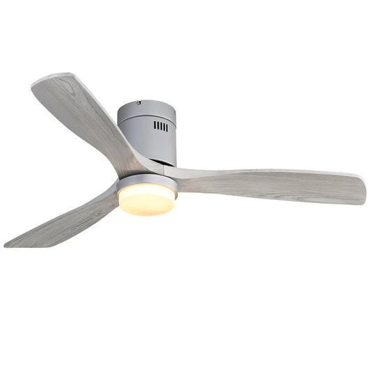 Sophisticated 52-Inch Indoor Ceiling Fan with 6 Speed Remote and Elegant Design