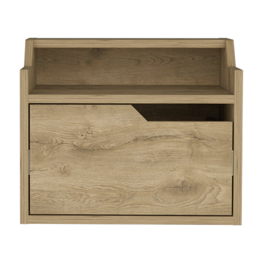 Floating Nightstand Chester, Bedroom, Macadamia