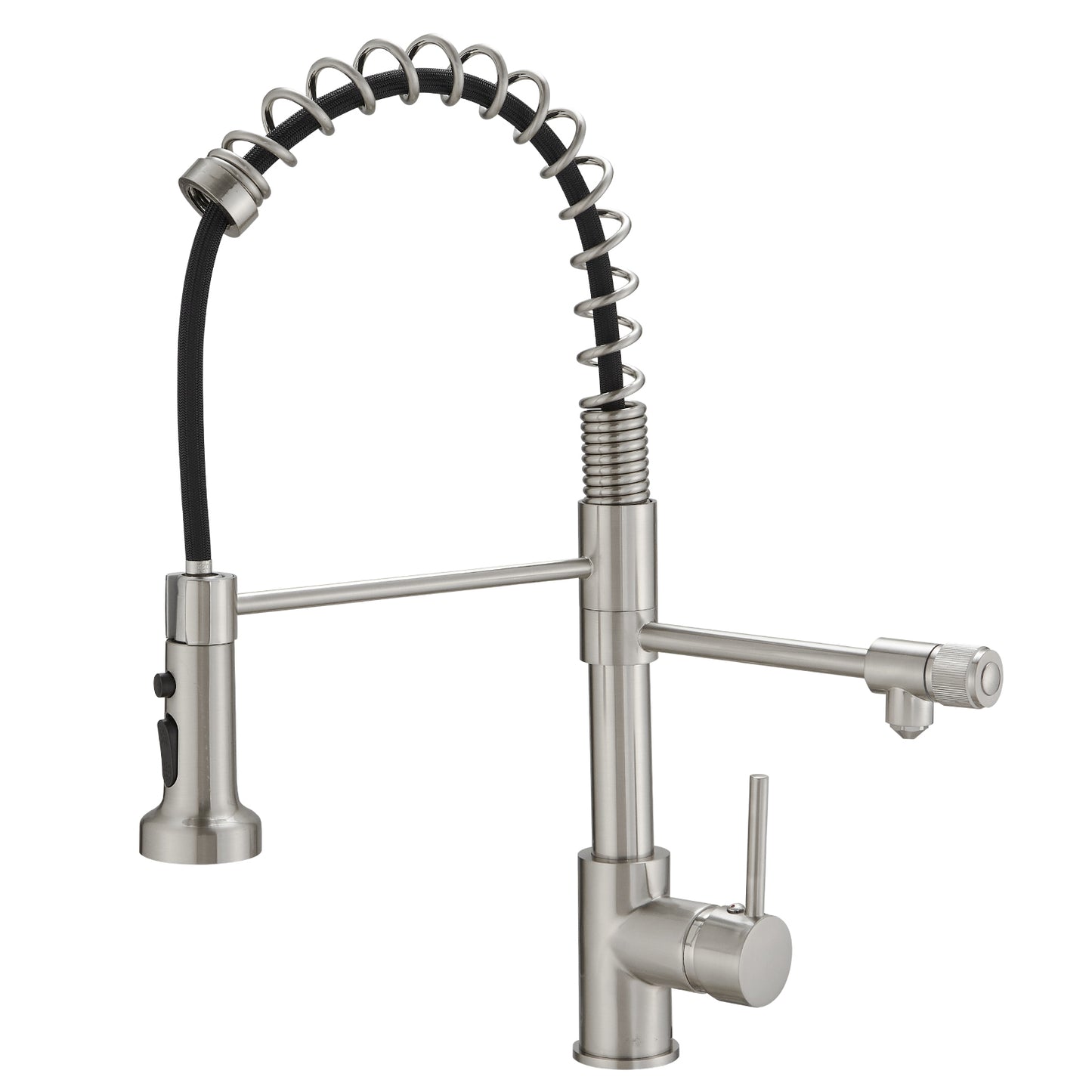 Purifier Kitchen Faucet Drinking Water Faucet, Pull Down Water Filter Kitchen Sink Faucets (Brushed Nickel)