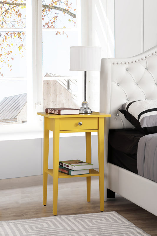 Dalton G033-N Nightstand , Yellow