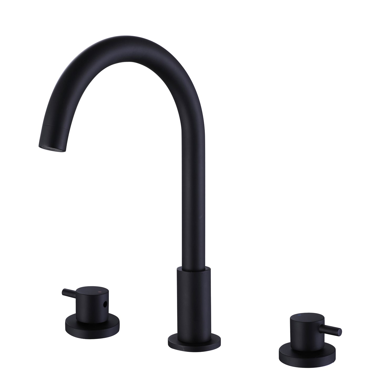 Sleek Matte Black Bathroom Faucet for Vanity Sink