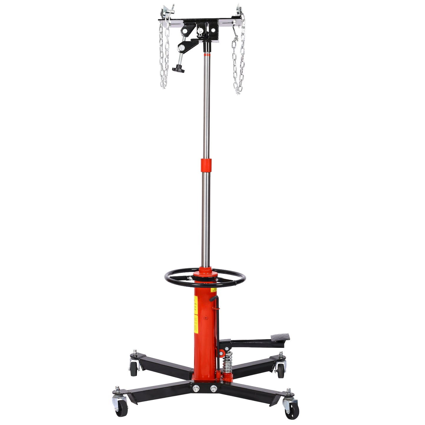 1660lbs Transmission Jacks , Hydraulic Transmission Jack 2 Stage Hydraulic w/ 360° for car lift 0.75 Ton