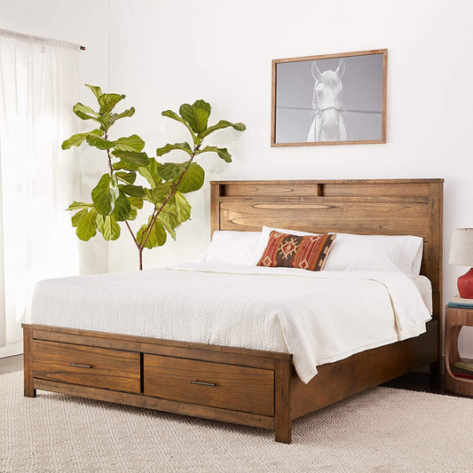 Merrilee Queen Bed in Oak 21680Q