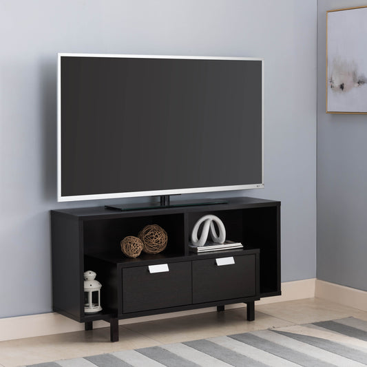 Red Cocoa Media Console with Sleek Design