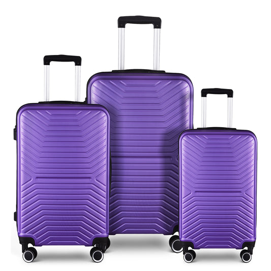 Luggage Sets Expandable ABS Hardshell 3pcs Clearance Luggage Hardside Lightweight Durable Suitcase sets Spinner Wheels Suitcase with TSA Lock 20in/24in/28in