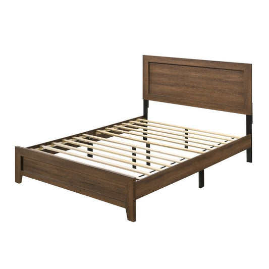 Miquell Eastern King Bed, Oak 28047EK