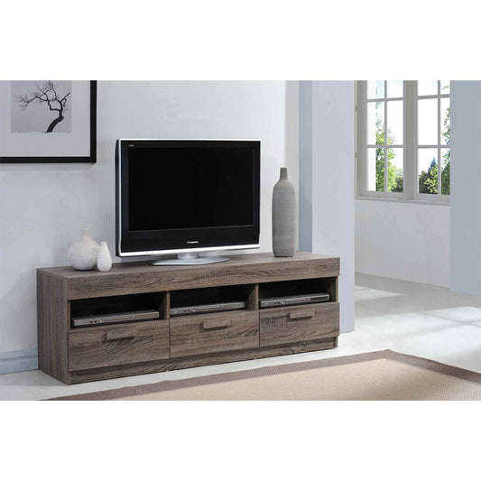 Alvin Entertainment Center in Rustic Oak 91167