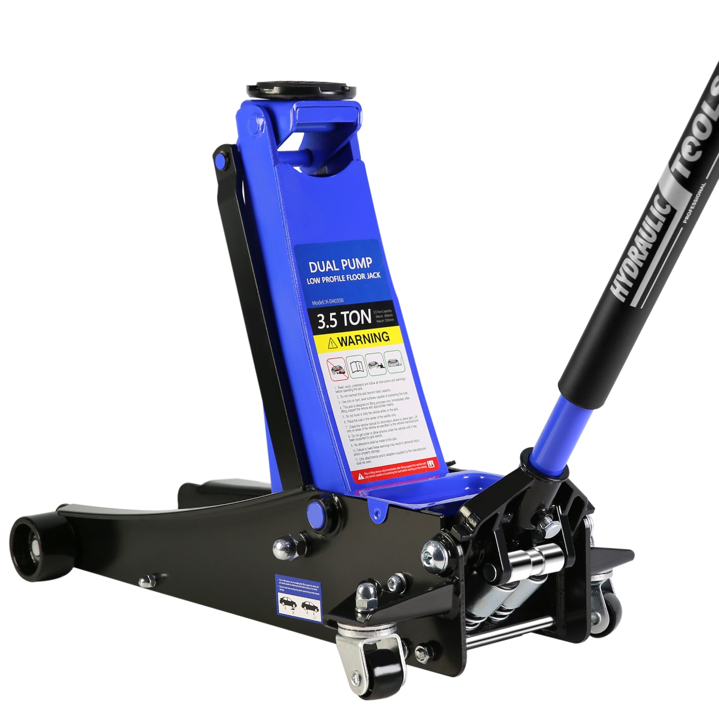 3.5 Ton Low Profile Floor Jack with Dual Piston Quick Lift Pump