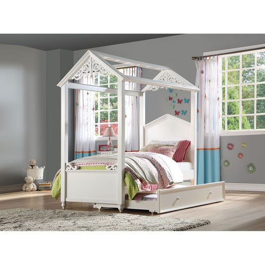 Rapunzel Trundle (Twin) in White 37348