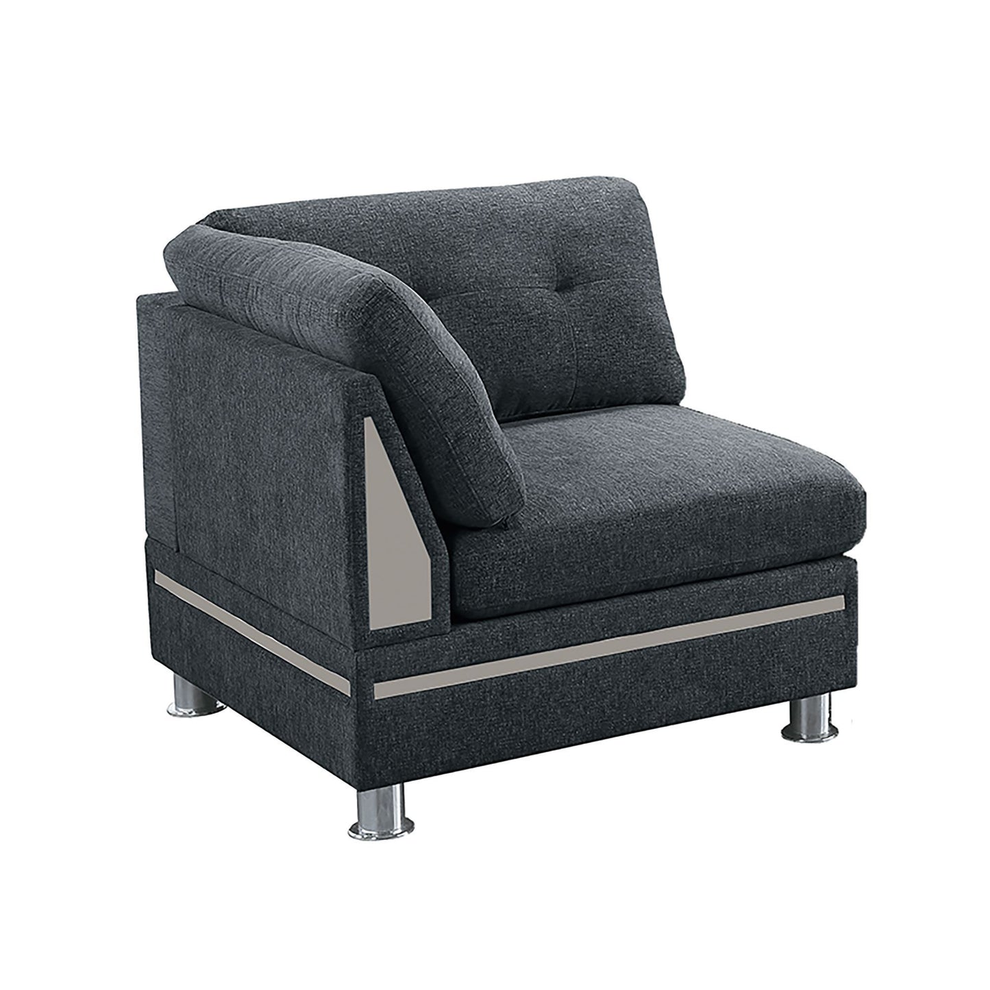 CORNER SOFA in Charcoal