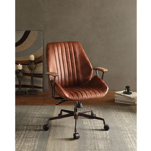 Hamilton Office Chair in Cocoa Top Grain Leather 92413