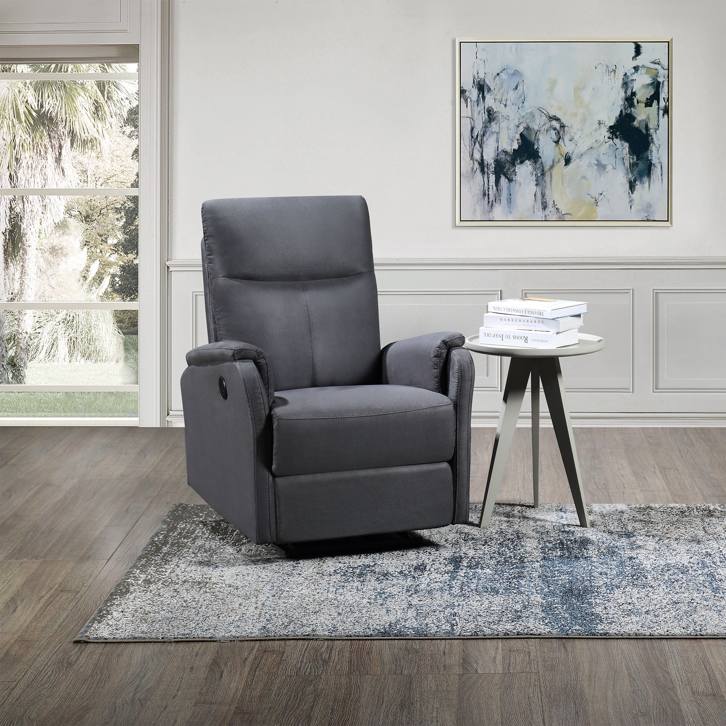 Luxurious Power Recliner Chair with Integrated USB Charging Port