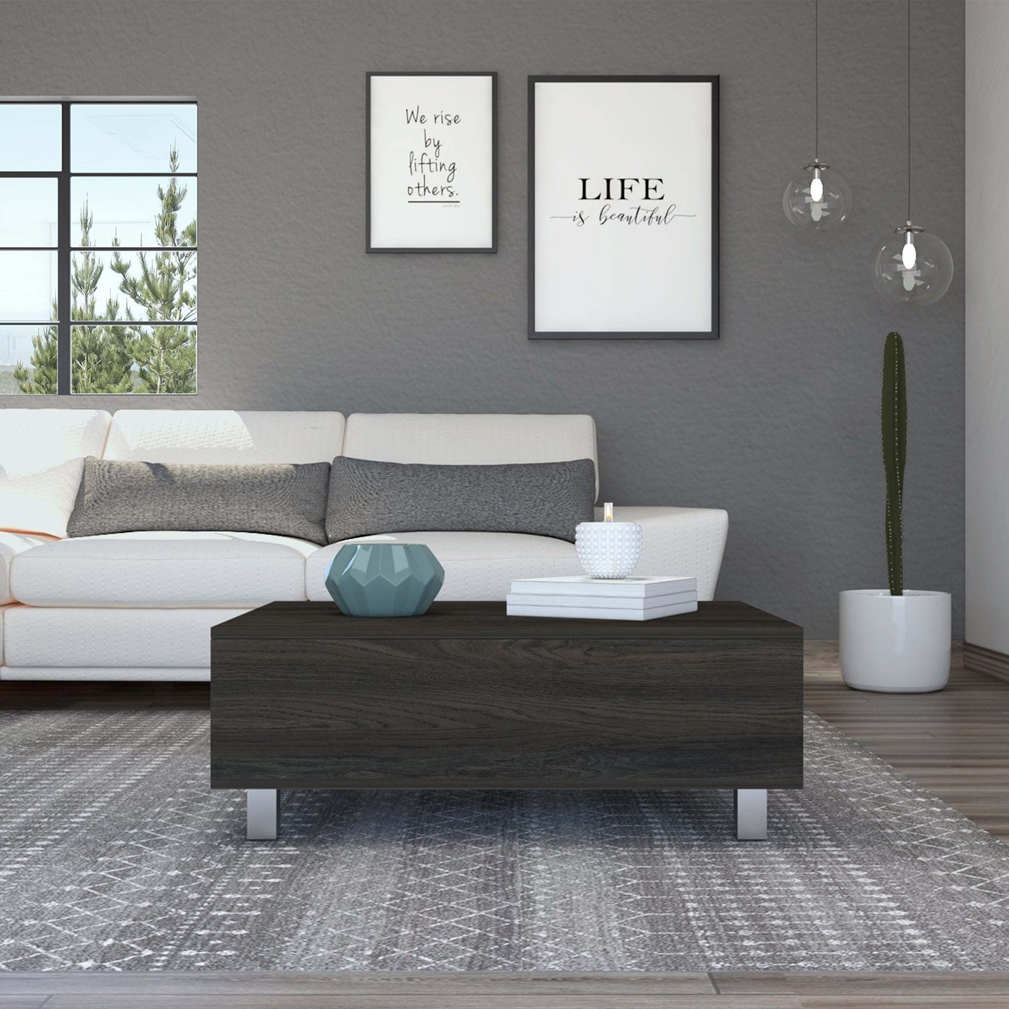 Boston Lift Top Coffee Table - Elevate your Living Space with Style