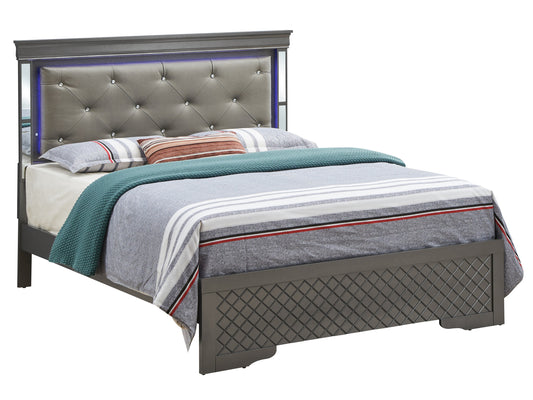 Verona G6702C-FB3 Full Bed , Metalic Black