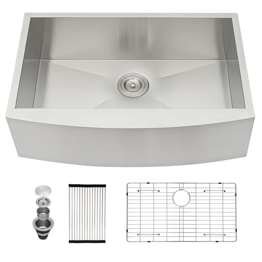 36 Inch Stainless Steel Apron Front Farmhouse Kitchen Sink