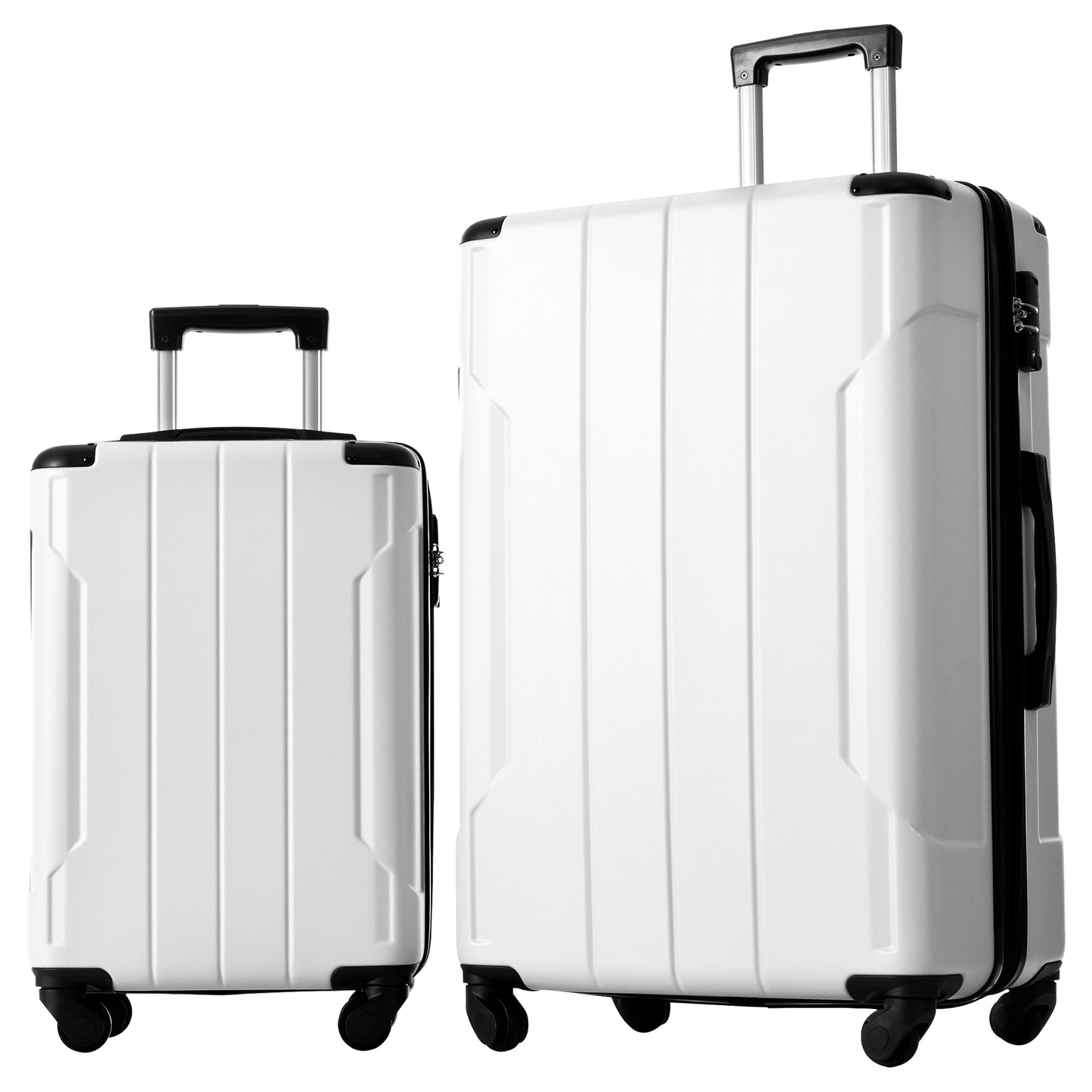 Hardside Luggage Sets 2 Piece Suitcase Set Expandable with TSA Lock Spinner Wheels for Men Women