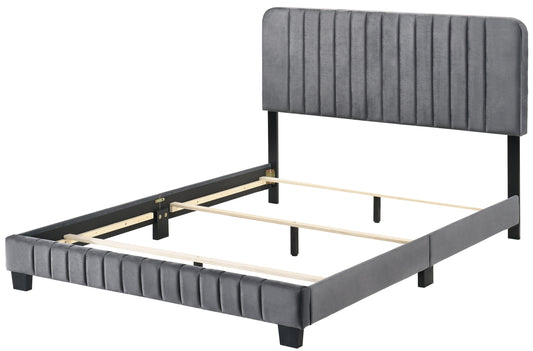 Lodi G0408-QB-UP QUEEN BED , GRAY