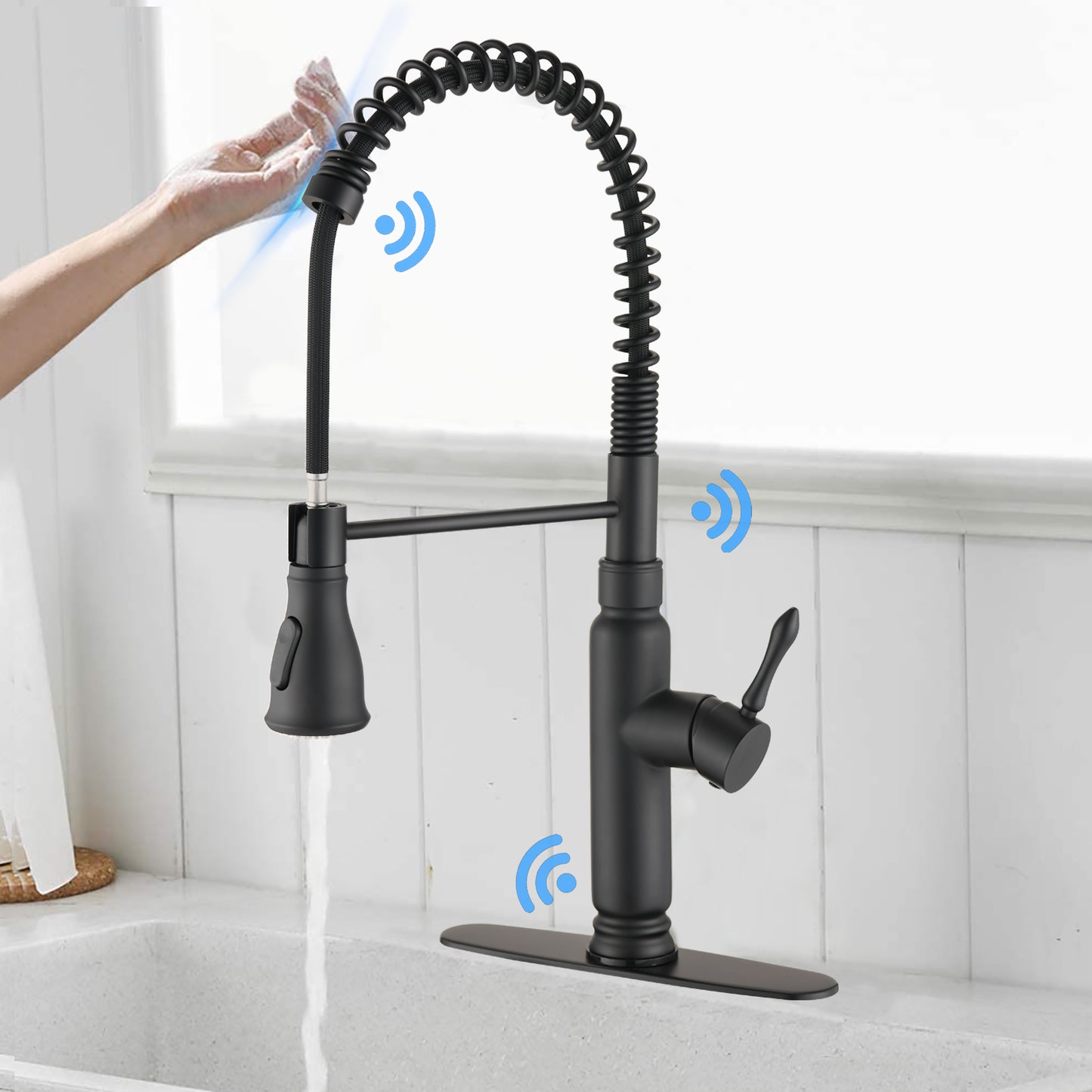 Touch Kitchen Faucet with Pull Down Sprayer