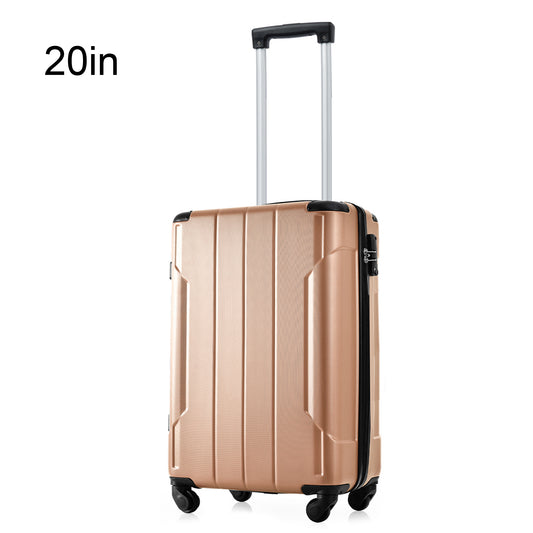 Hardshell Luggage Spinner Suitcase with TSA Lock Lightweight 20'' (Single Luggage)