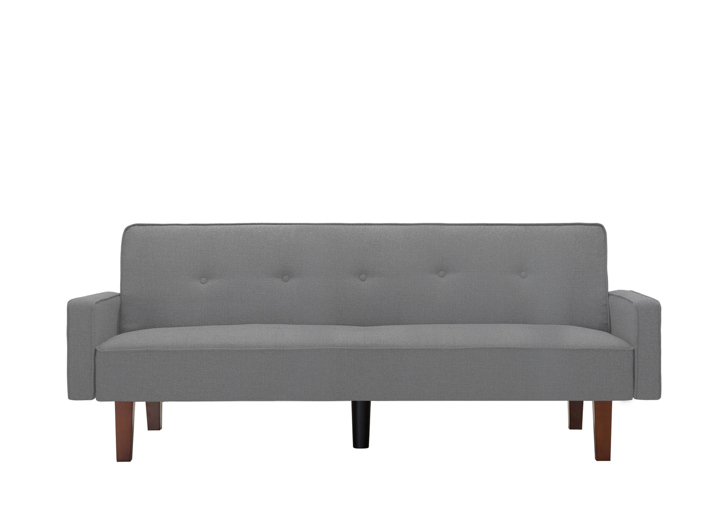 Contemporary Light Grey Sofa Bed for Small Spaces