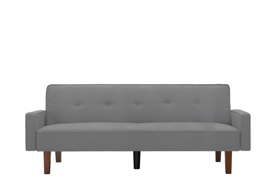 Contemporary Light Grey Sofa Bed for Small Spaces