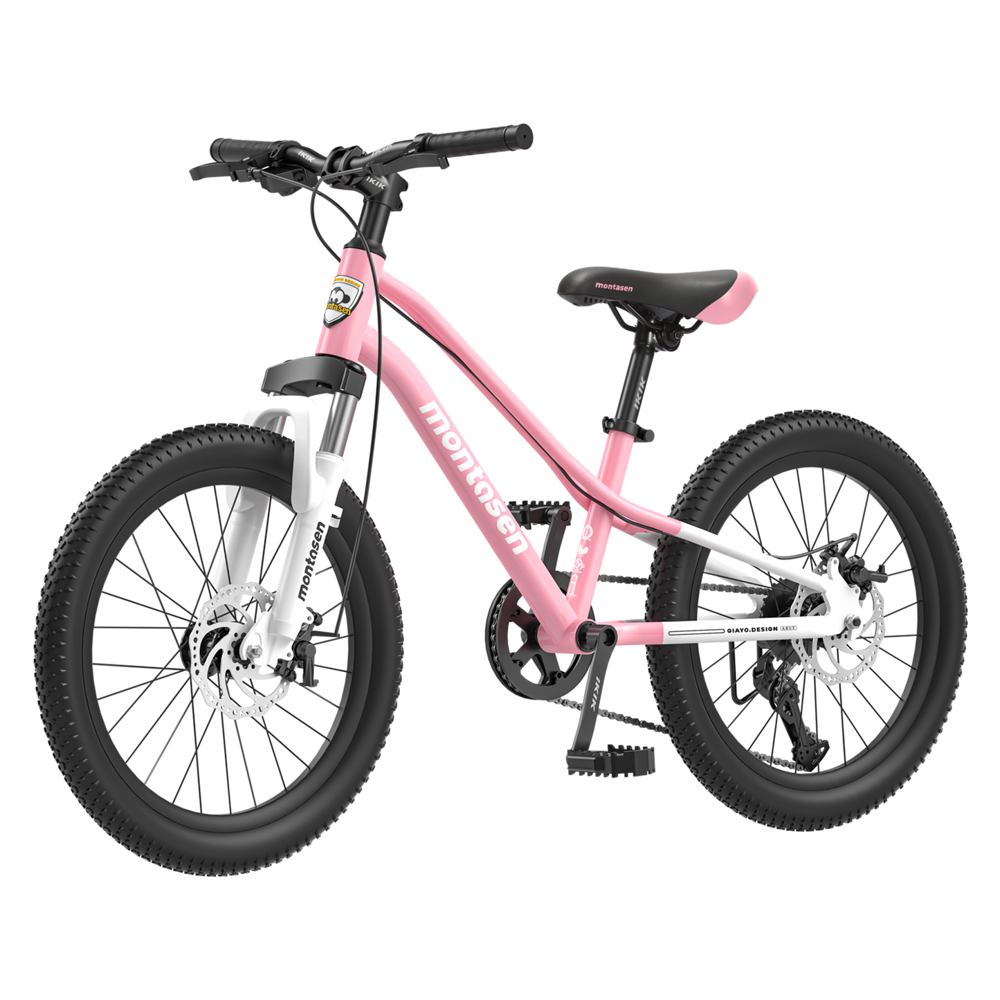 24" Youth Bike Kids Bike for Boys and Girls with Suspension Fork, 7-Speed Drivetrain, Multiple Colors.