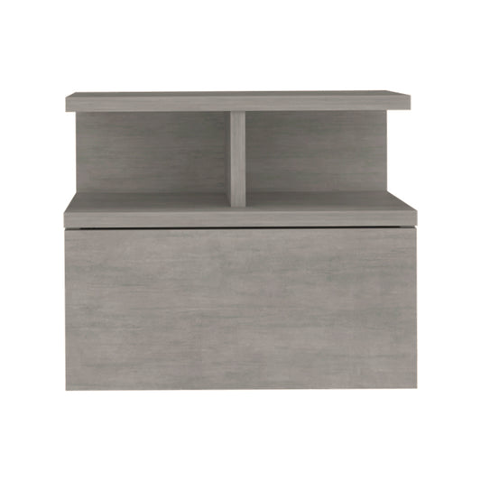 Nightstand Floating Flopini, Bedroom, Concrete Gray