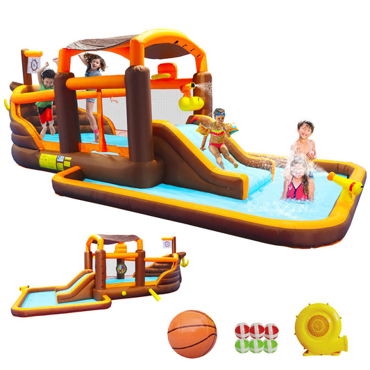 Cruise Ship Themed Inflatable Water Park Playground