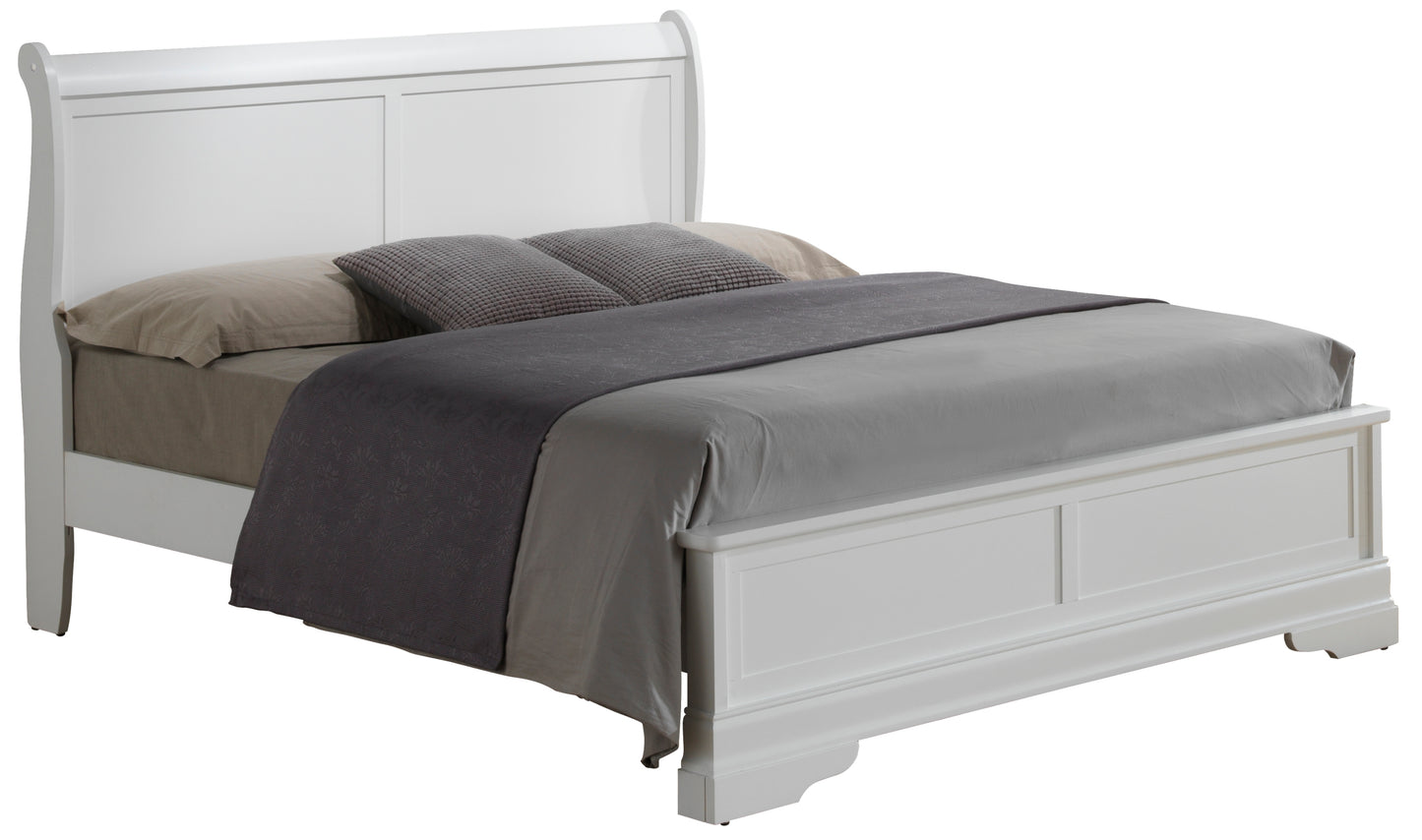 Louis Phillipe G3190E-QB3 Queen  Bed , White