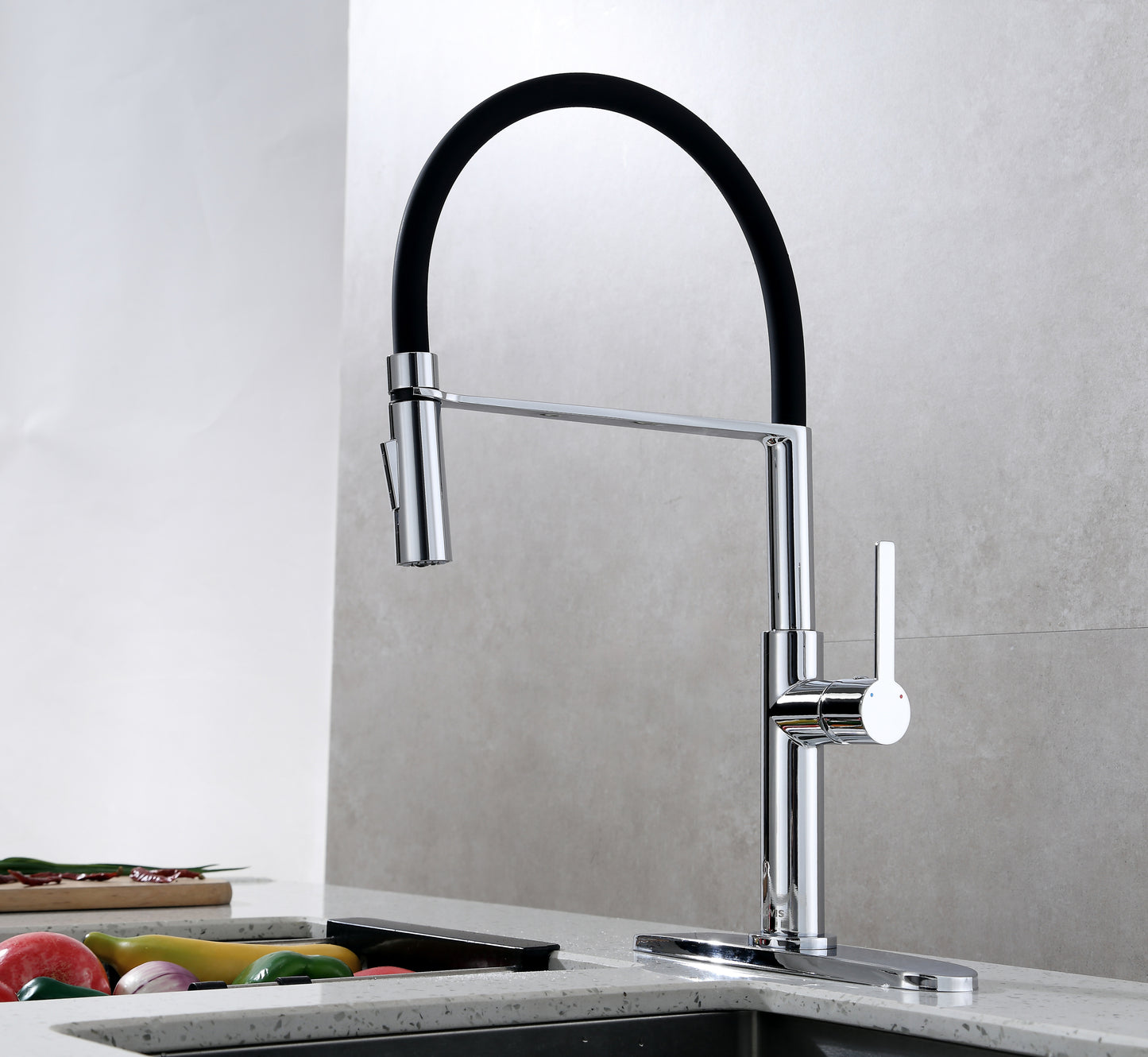 Pull Down Single Handle Kitchen Faucet