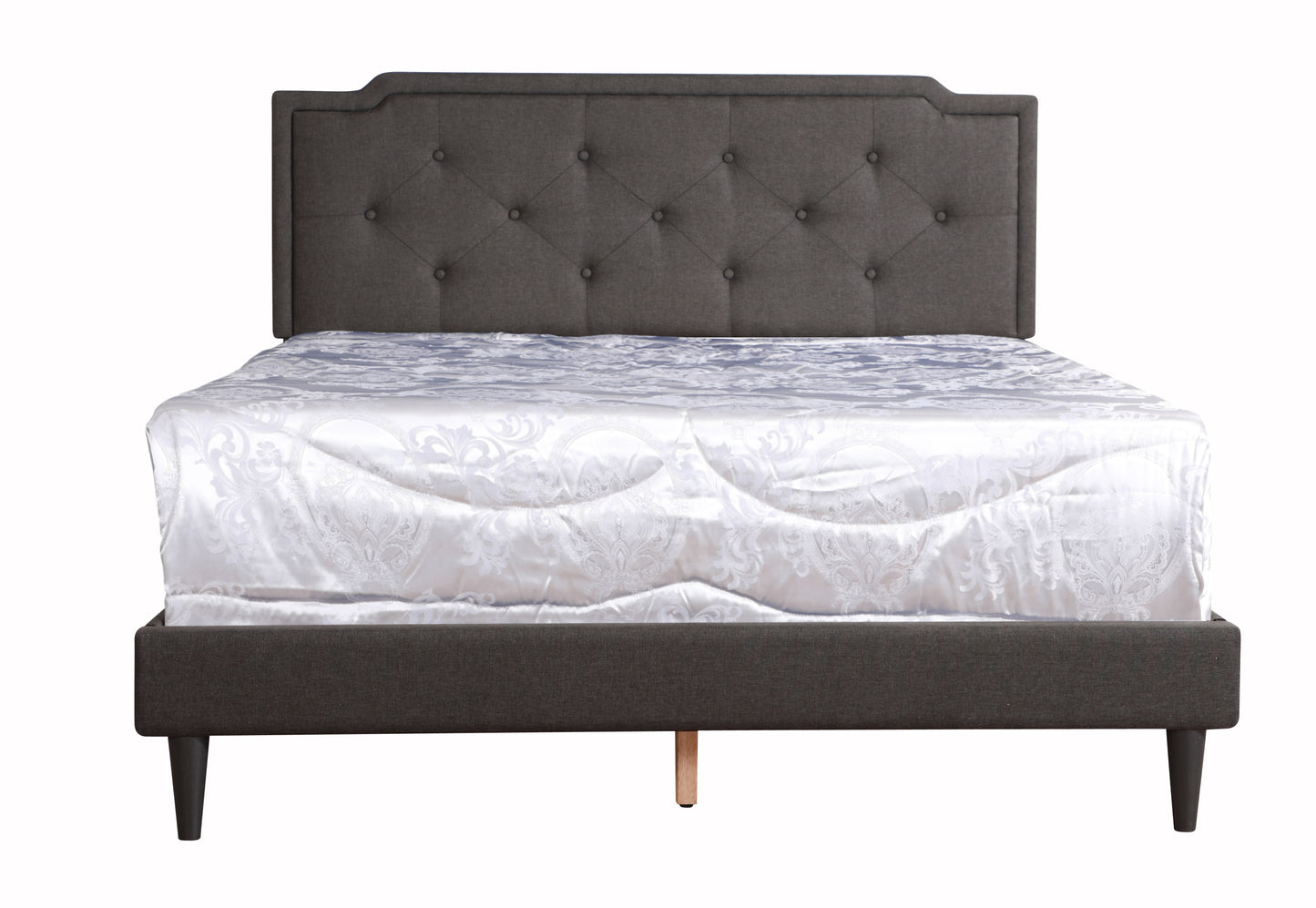 Deb G1106-QB-UP Queen Bed - All In One Box , BLACK