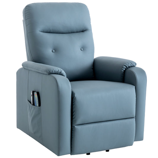 Luxurious Electric Power Lift Massage Recliner Chair in Squirrel Grey