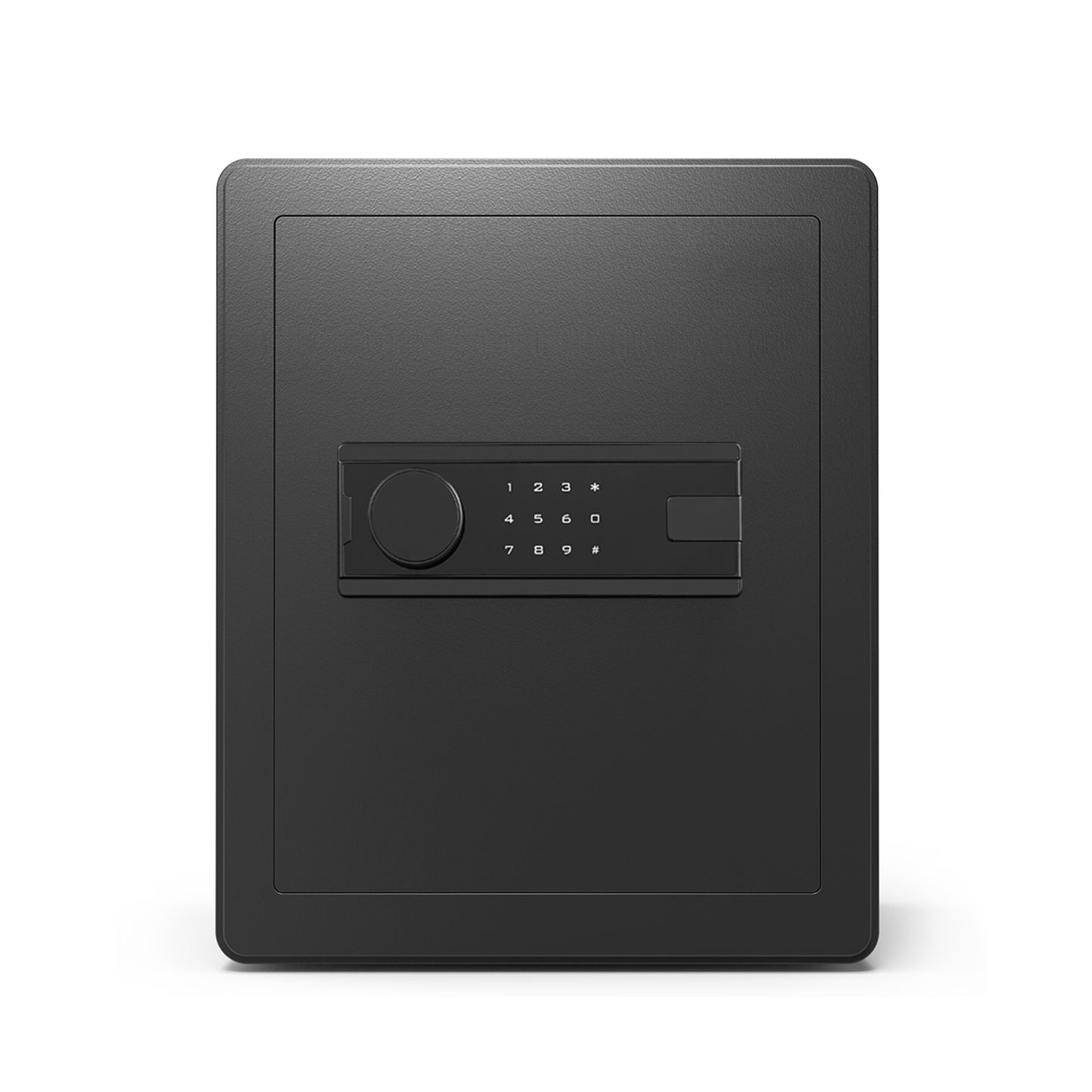 Advanced Digital Security Safe Box for Home, Office, and Hotel with Keypad and Key (Black)