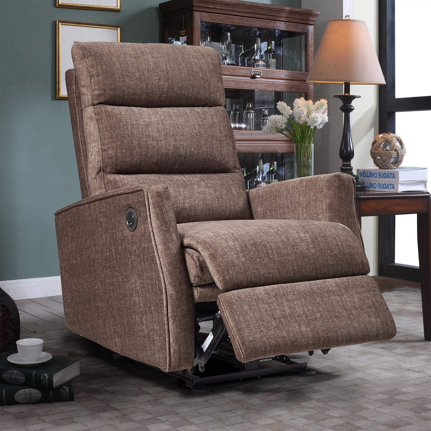 Elegant Power Recliner Chair with USB Charging Ports