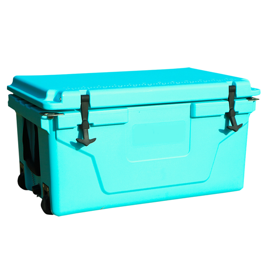 Best-Selling 65QT Blue Outdoor Cooler with Fish Ice Chest Box