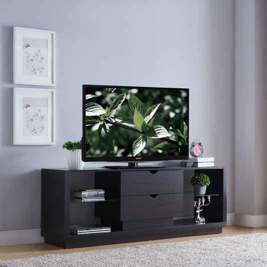 Mid-Century Red Cocoa Entertainment Console