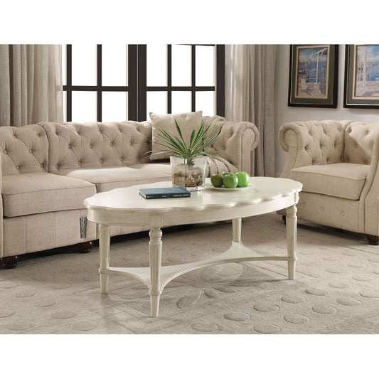 Romantic French Style Fordon Oval Leg Coffee Table