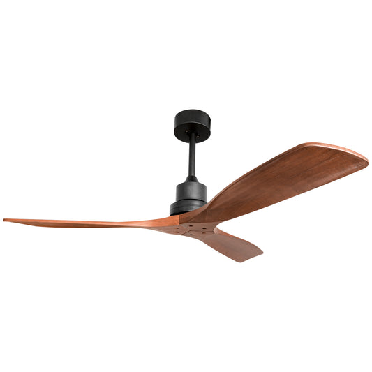 52 Outdoor Farmhouse Ceiling Fan with Remote Control and Reversible Blade Design