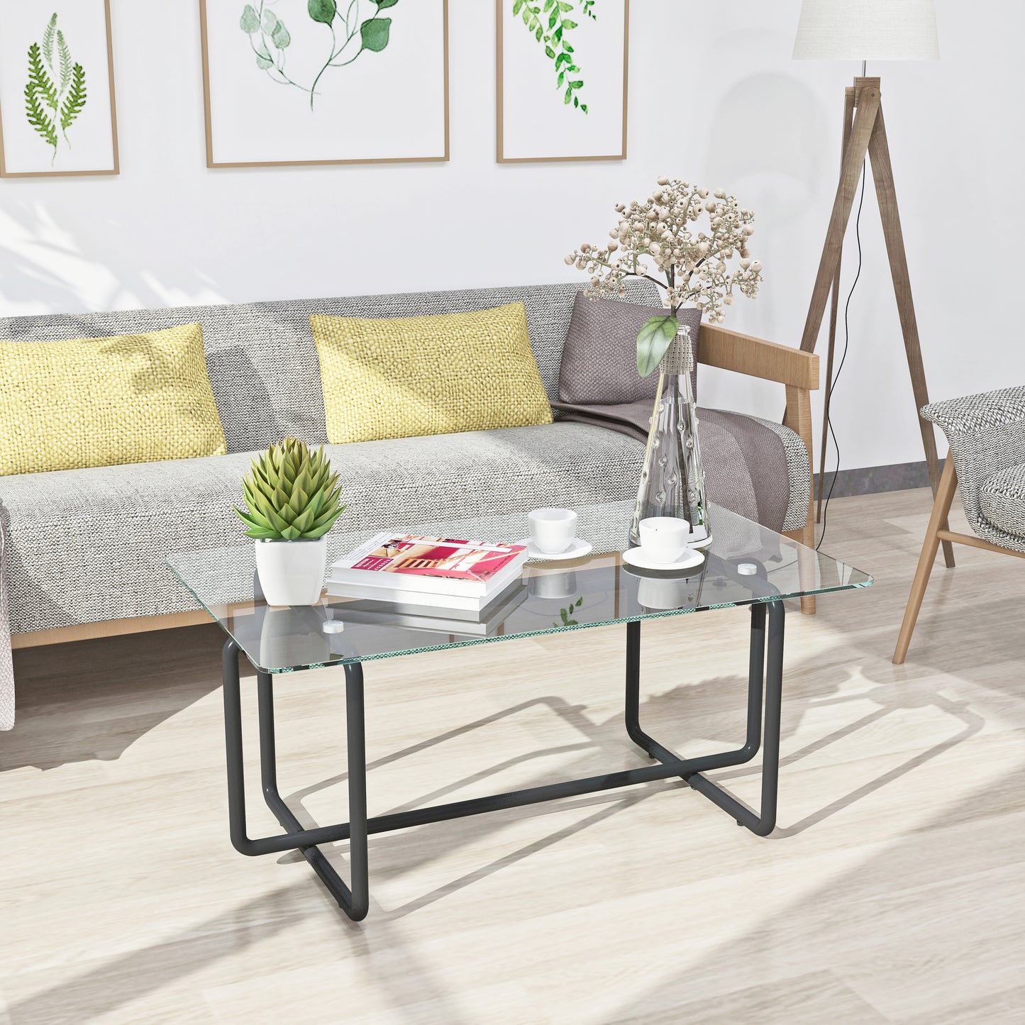 Elegant Glass Coffee Table for Modern Living Spaces