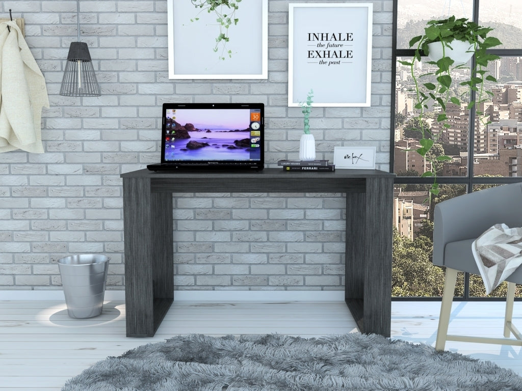 Stylish Oak Computer Desk with Spacious Worksurface and Elegant Leg Design