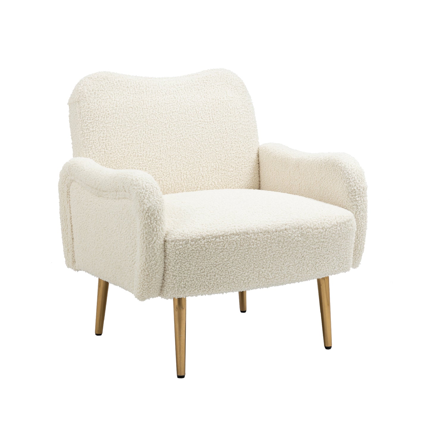 Velvet Chair , Accent  chair/ Living room lesiure chair with metal feet